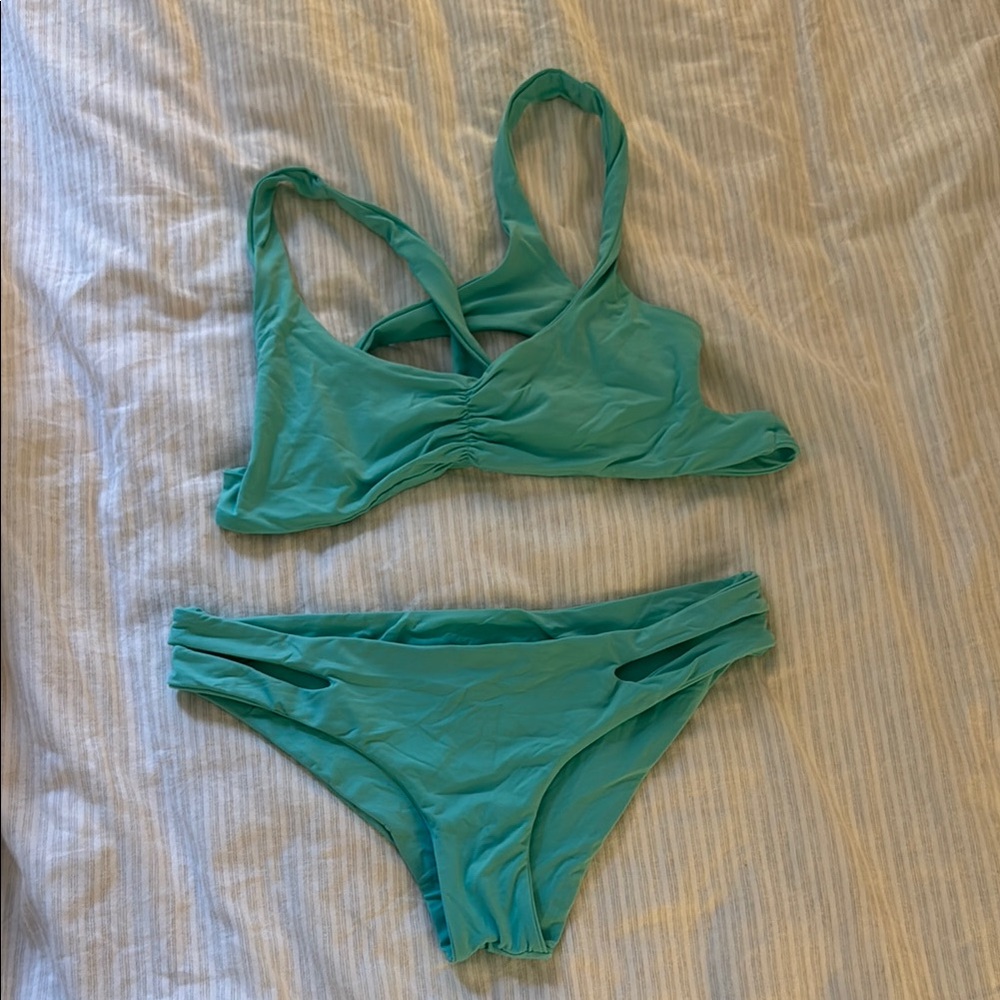 Teal Bikini Set